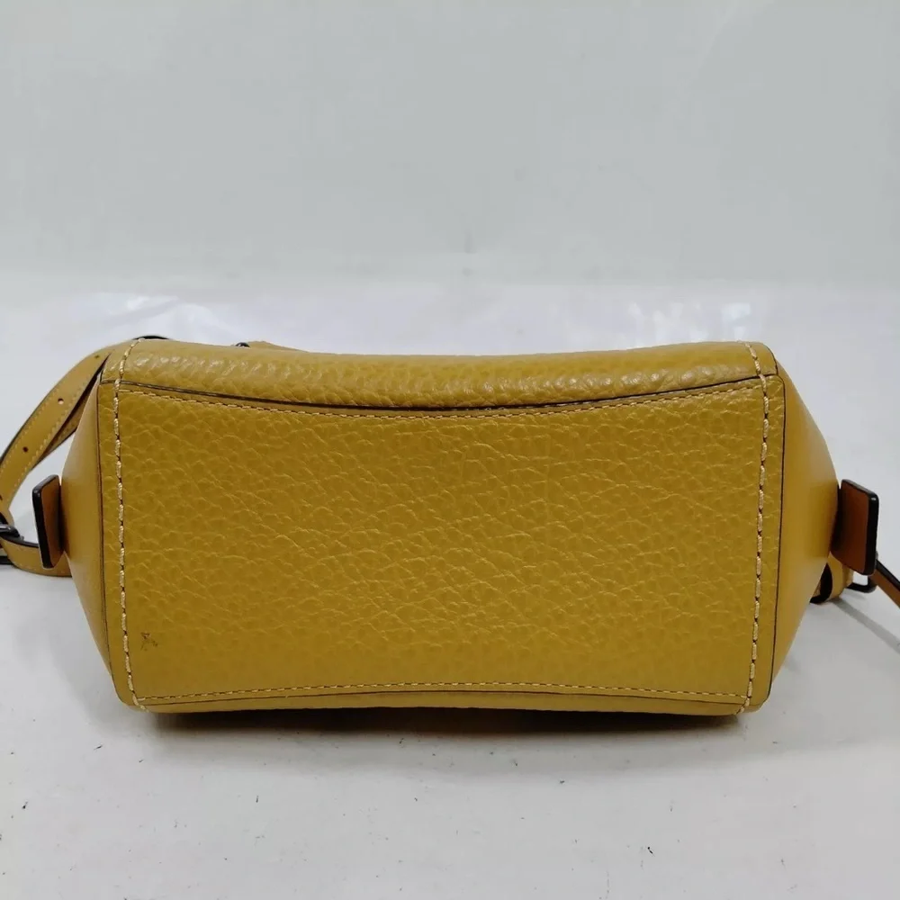 Coach Mini Faye Pebbled Leather Backpack